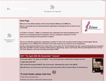 Tablet Screenshot of chime.santu.com